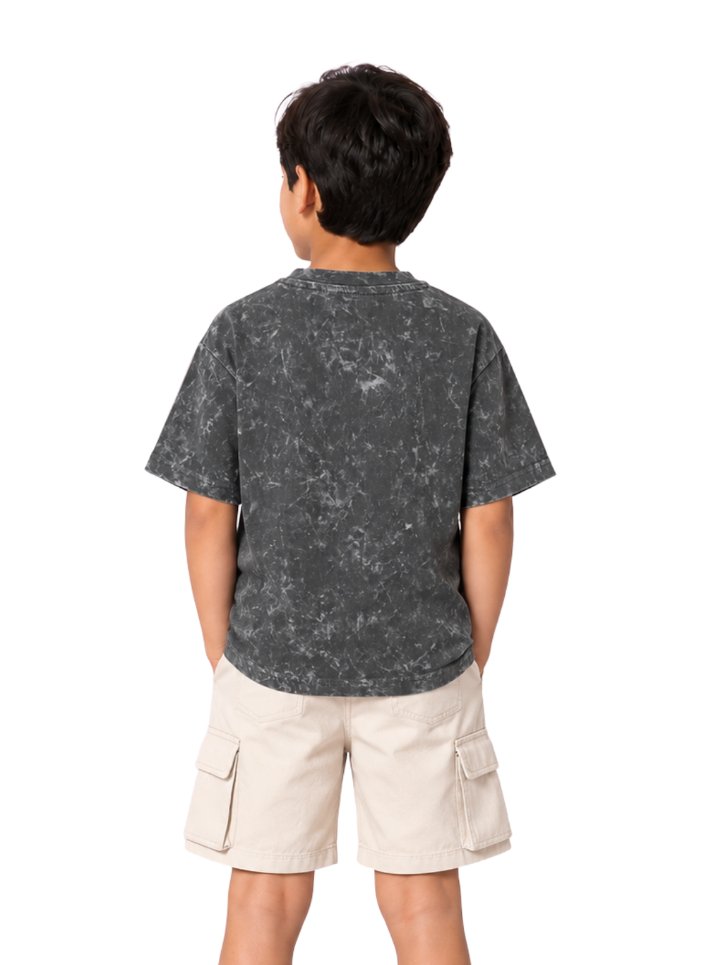 Bae Signal Friends Kids Boys Acid Wash T-Shirt – SpongeBob©