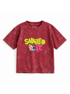 Snailed It Gary Kids Boys Acid Wash T-Shirt – SpongeBob©