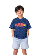 SpongeBob Retro Logo Kids Boys Acid Wash T-Shirt – SpongeBob©
