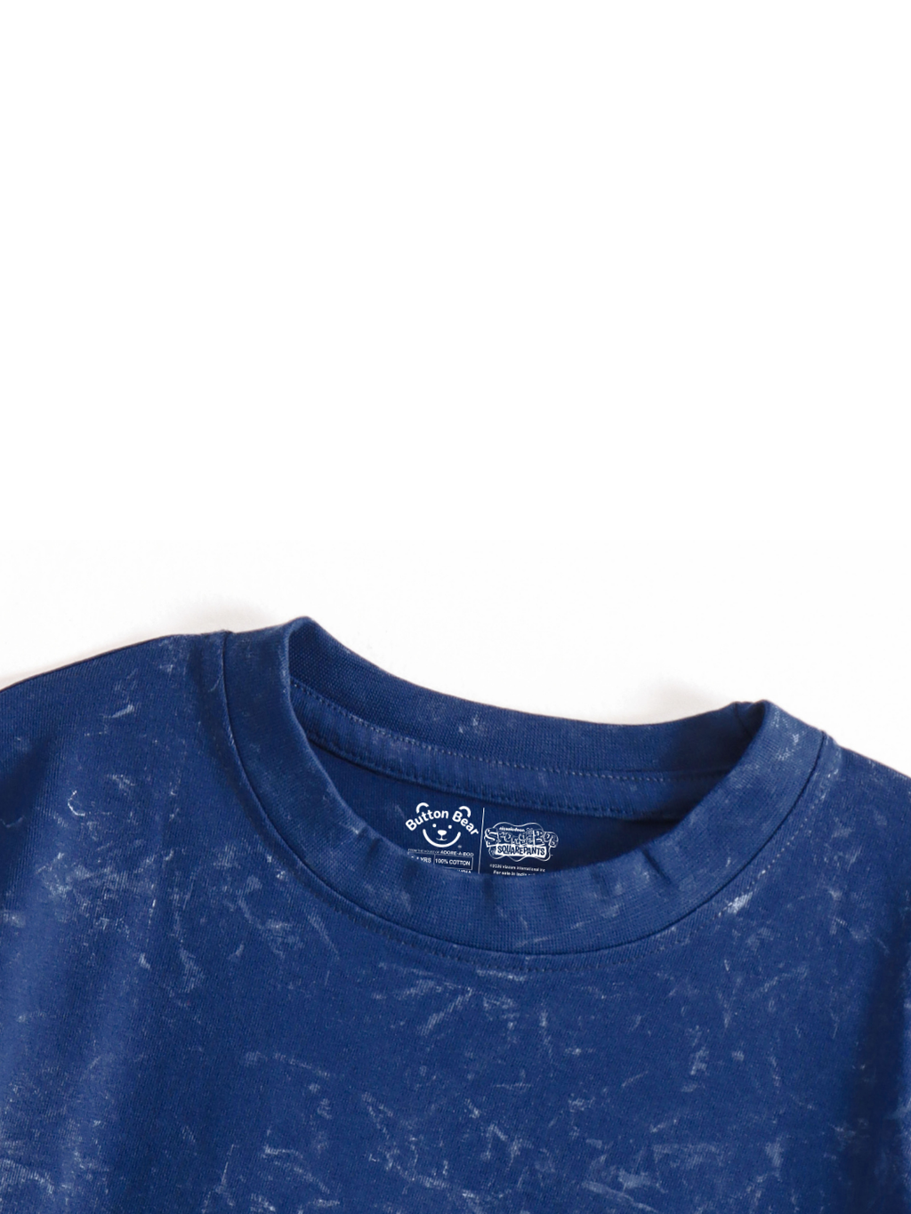 SpongeBob Retro Logo Kids Boys Acid Wash T-Shirt – SpongeBob©