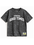 SpongeBob Good Times Kids Boys Acid Wash T-Shirt – SpongeBob©