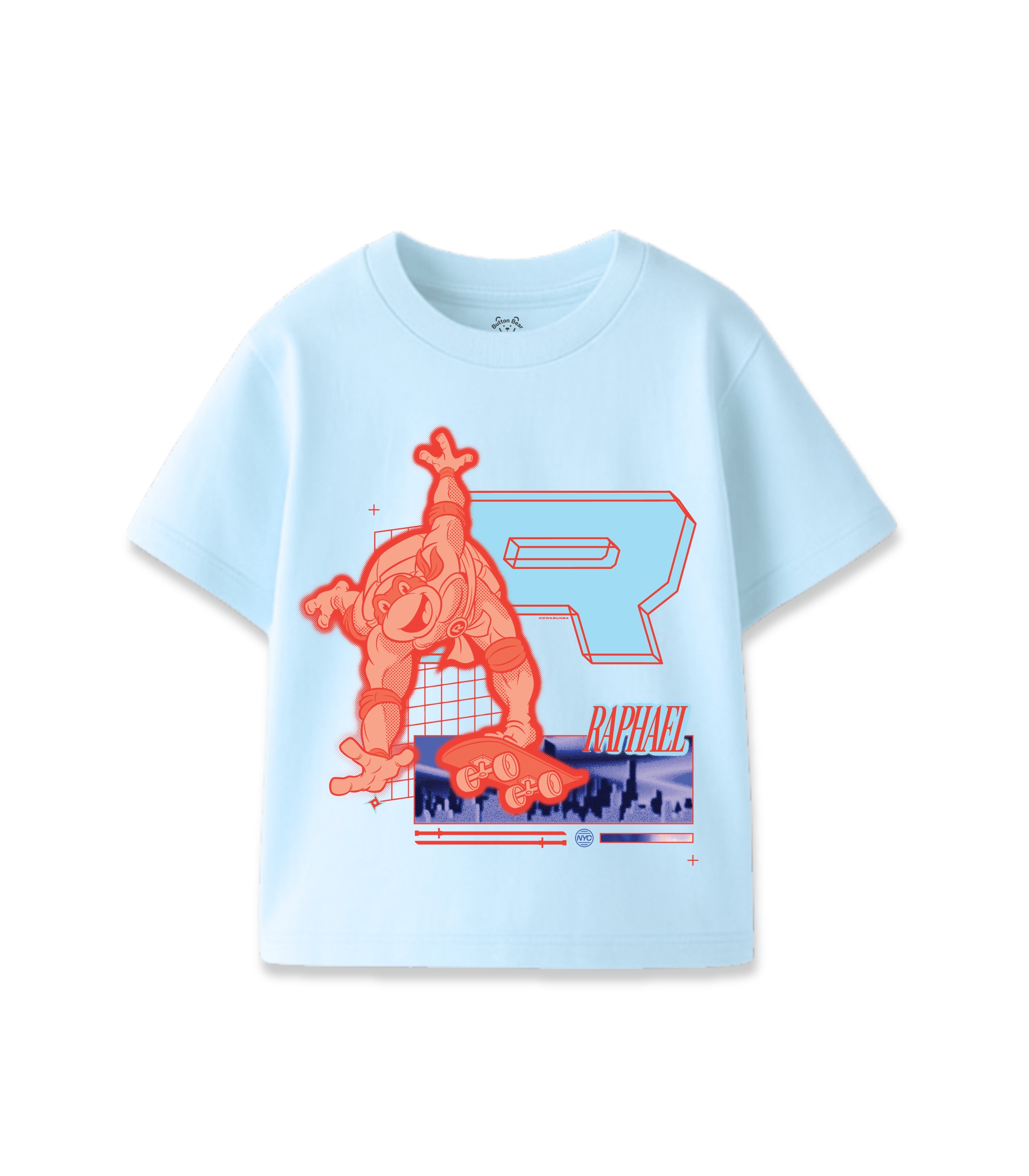 Raphael Action Street Style Kids T-Shirt – Ninja Turtles