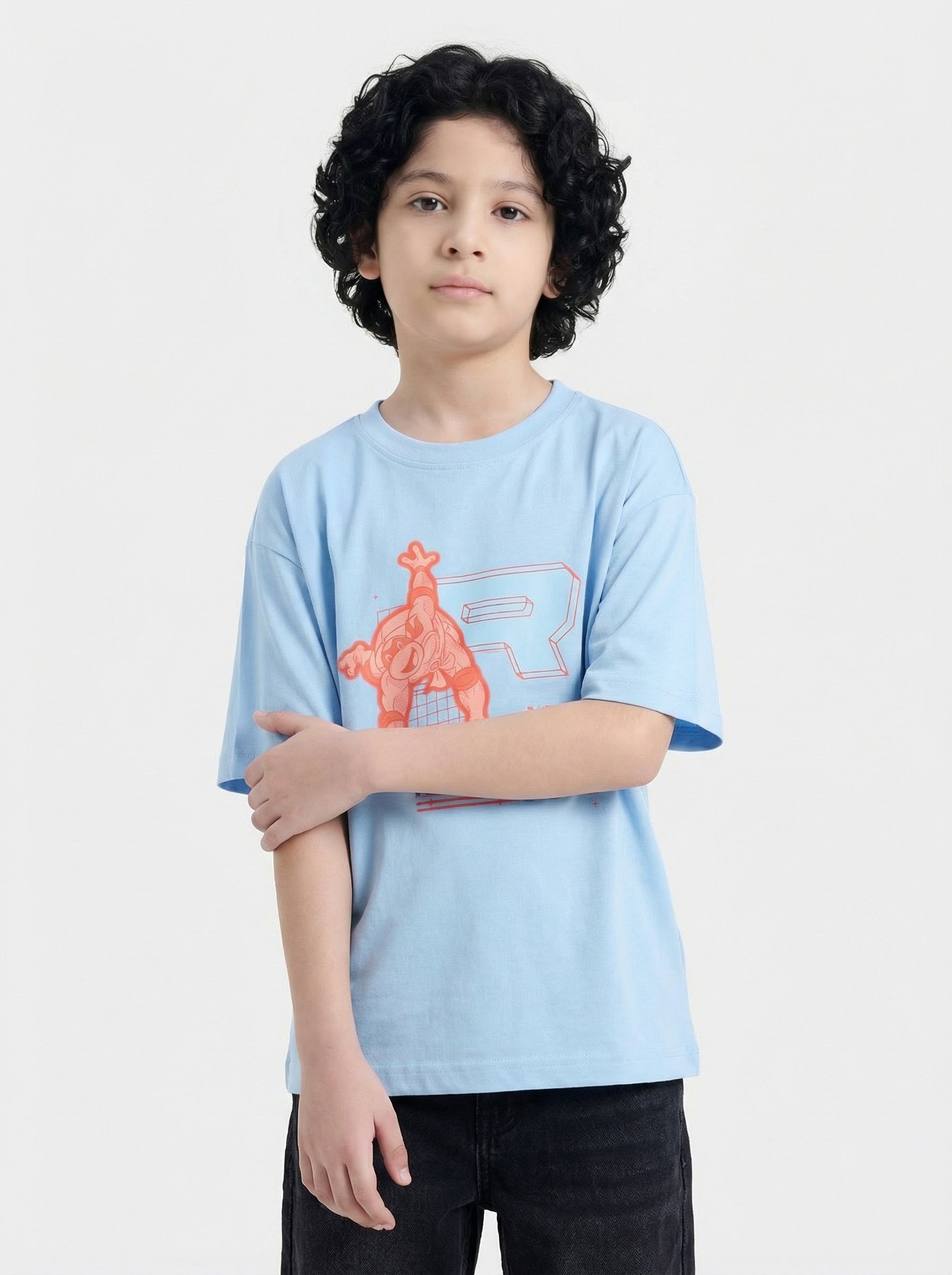 Raphael Action Street Style Kids T-Shirt – Ninja Turtles