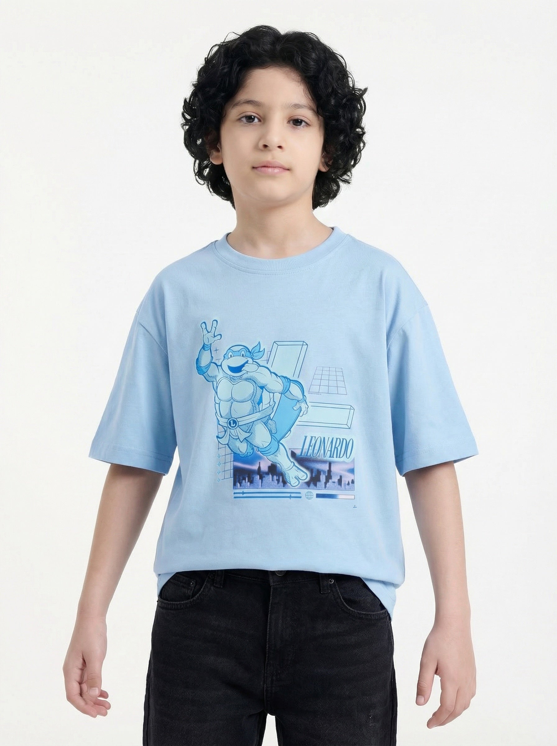 Leonardo Urban Graphic Kids T-Shirt – Ninja Turtles