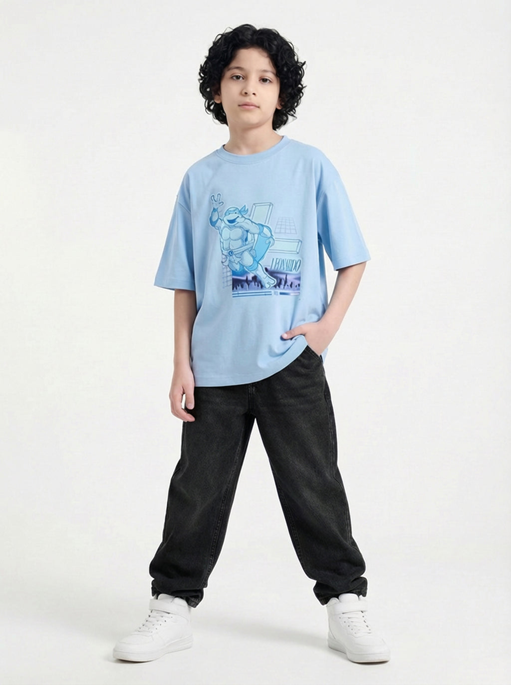 Leonardo Urban Graphic Kids T-Shirt – Ninja Turtles