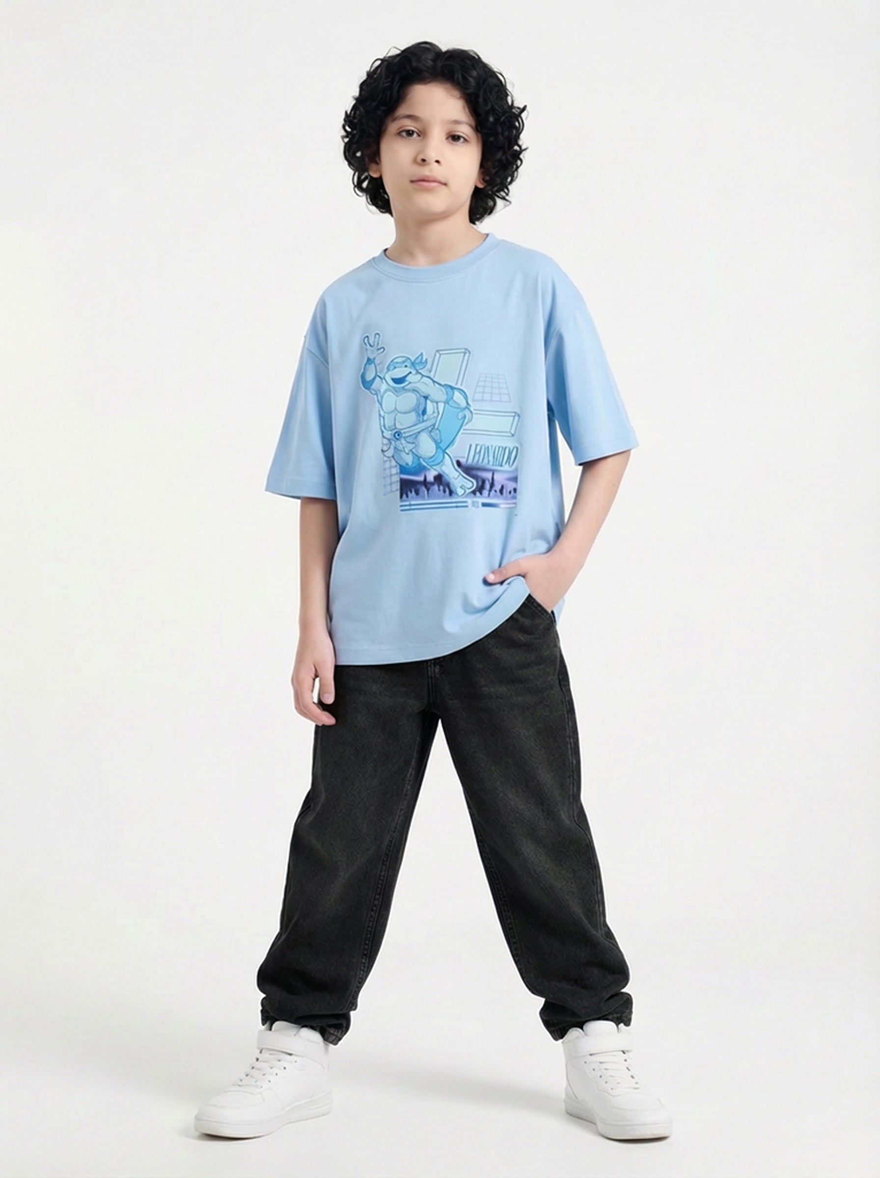 Leonardo Urban Graphic Kids T-Shirt – Ninja Turtles