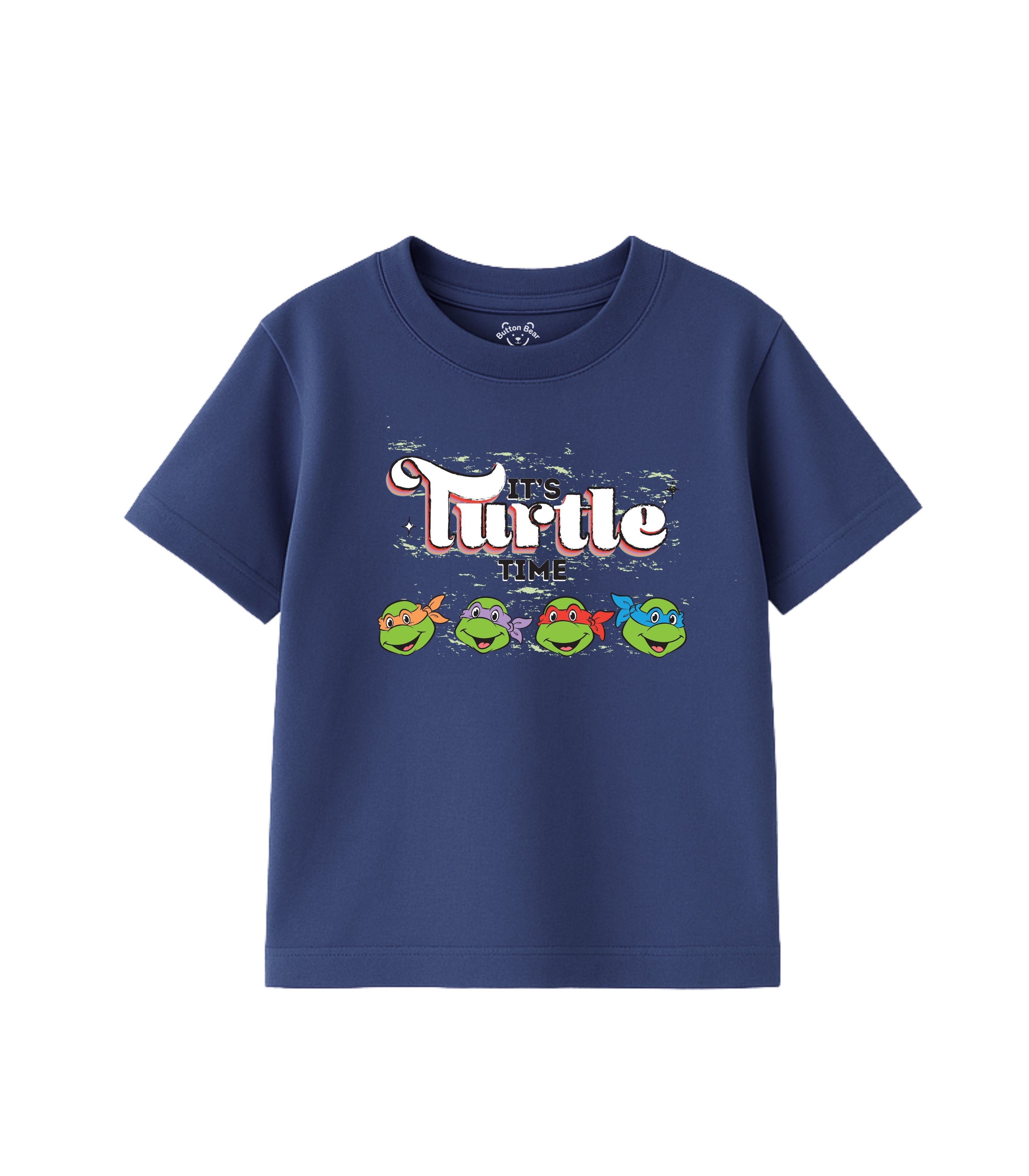 It’s Turtle Time Fun Graphic Kids T-Shirt – Ninja Turtles