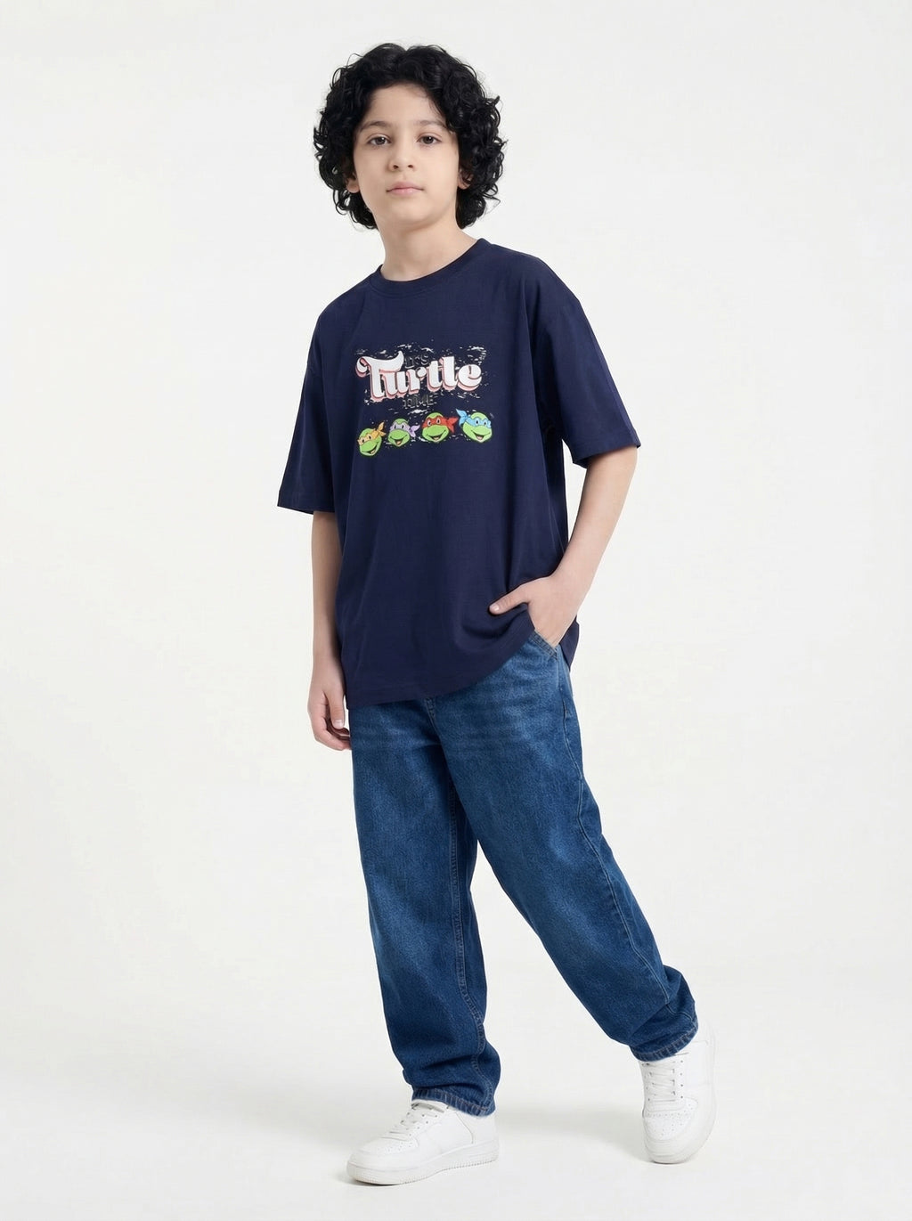 It’s Turtle Time Fun Graphic Kids T-Shirt – Ninja Turtles