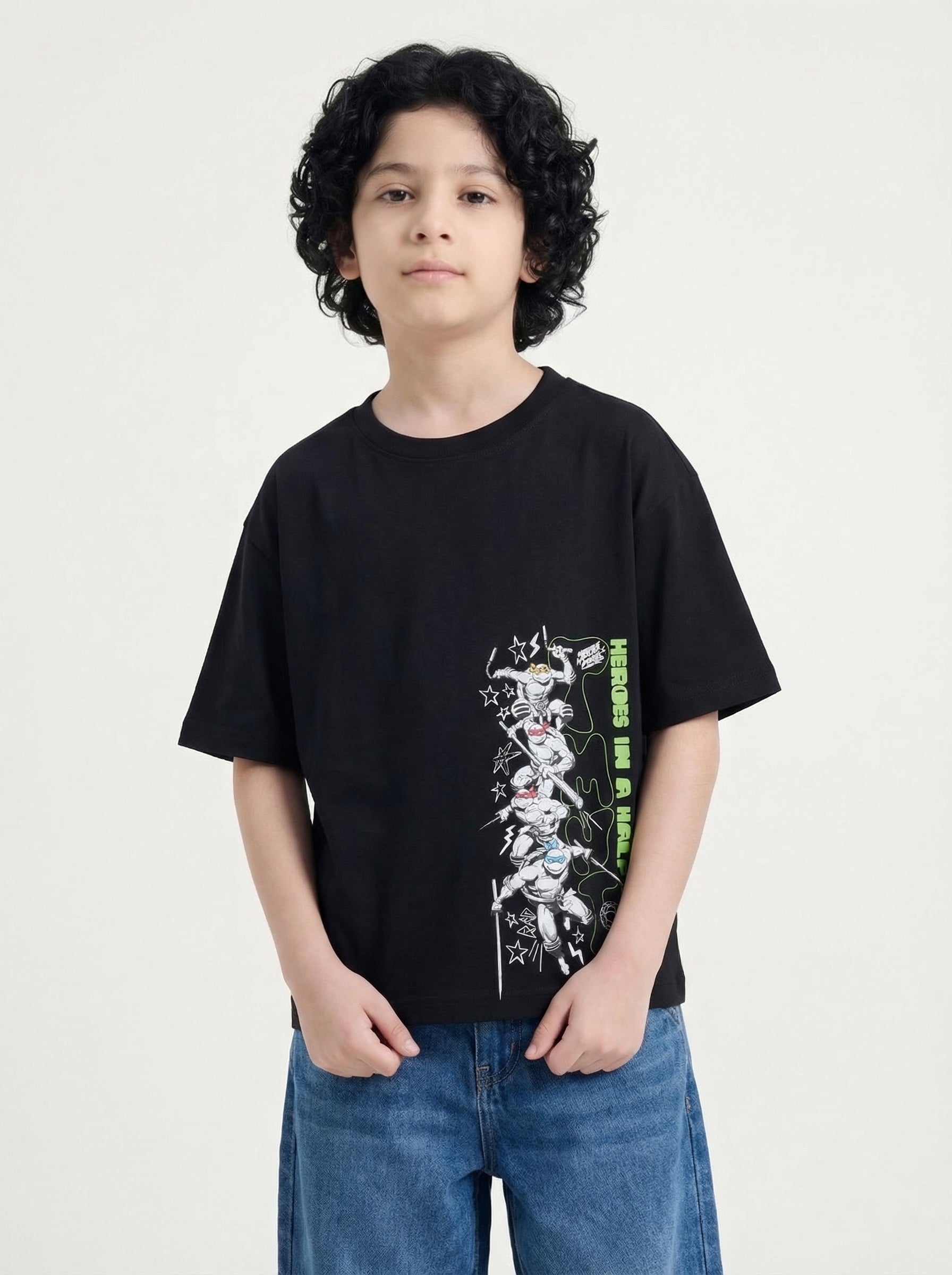 Heroes in a Half Shell Action Kids T-Shirt – Ninja Turtles