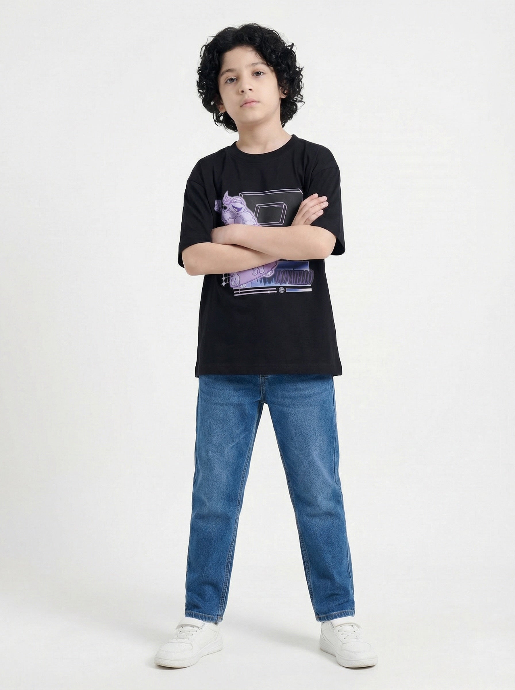 Donatello Skate Style Graphic Kids T-Shirt – Ninja Turtles