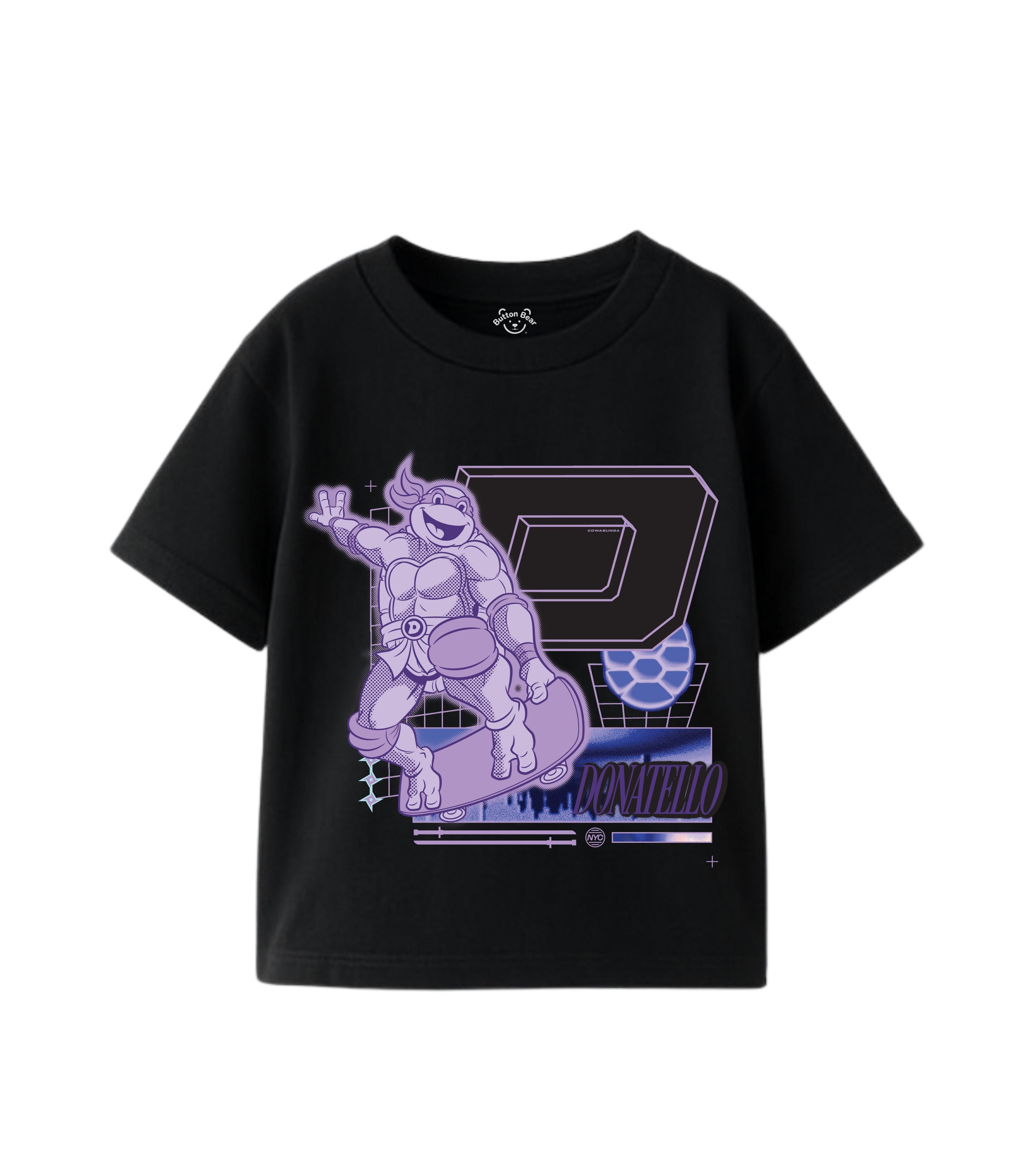 Donatello Skate Style Graphic Kids T-Shirt – Ninja Turtles