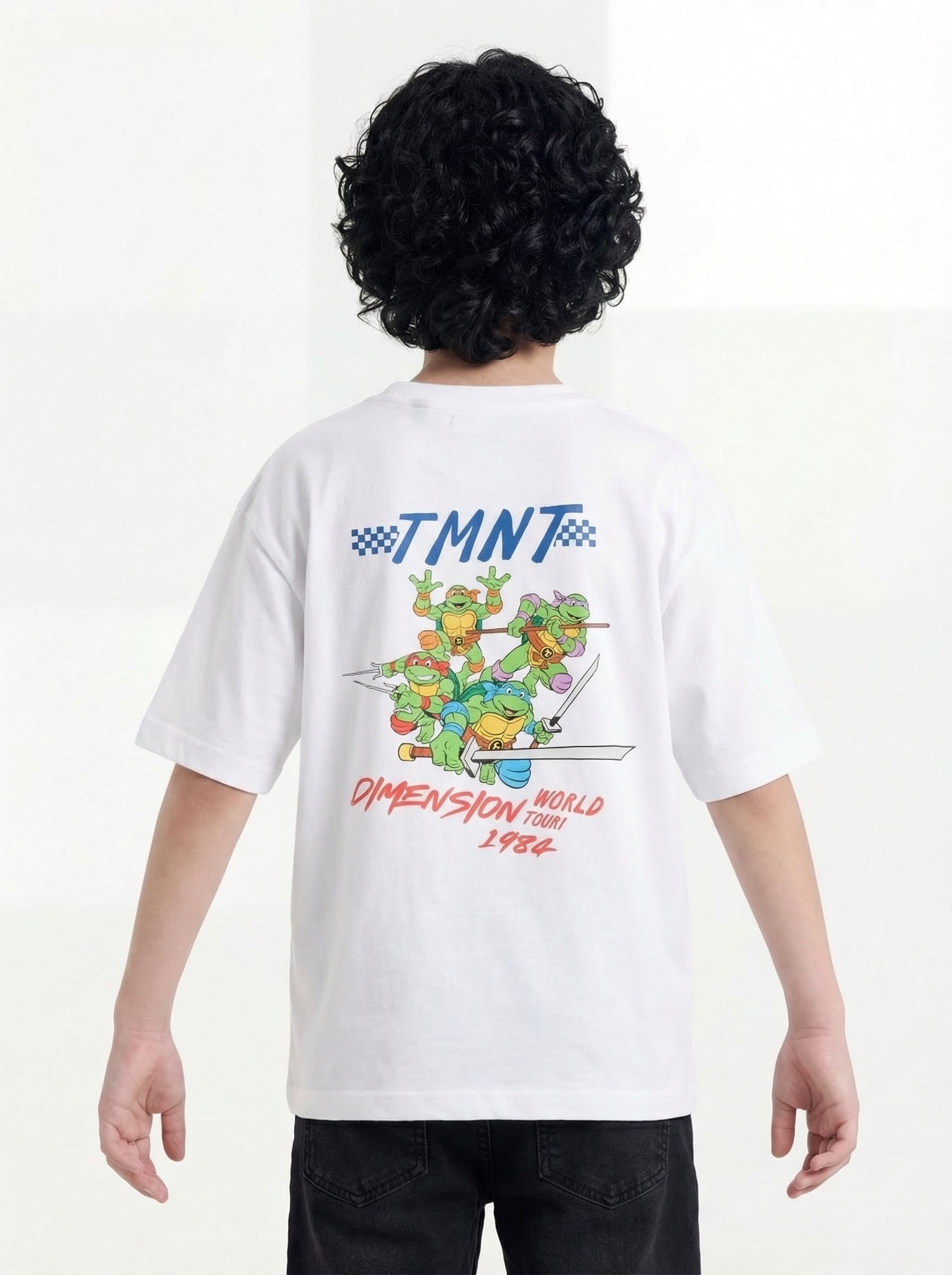Dimension World Tour 1984 Kids T-Shirt – Ninja Turtles