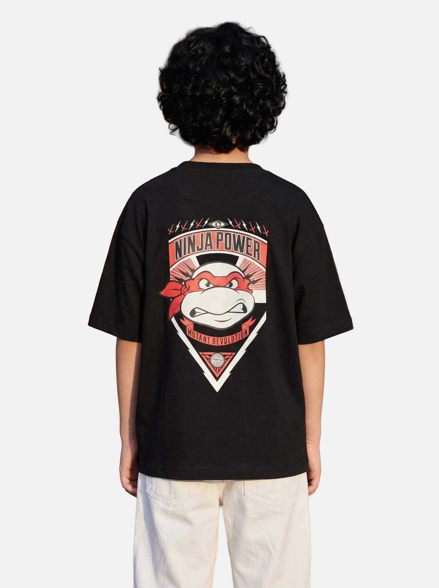 Ninja Power Shield Bold Graphic Kids T-Shirt – Ninja Turtles