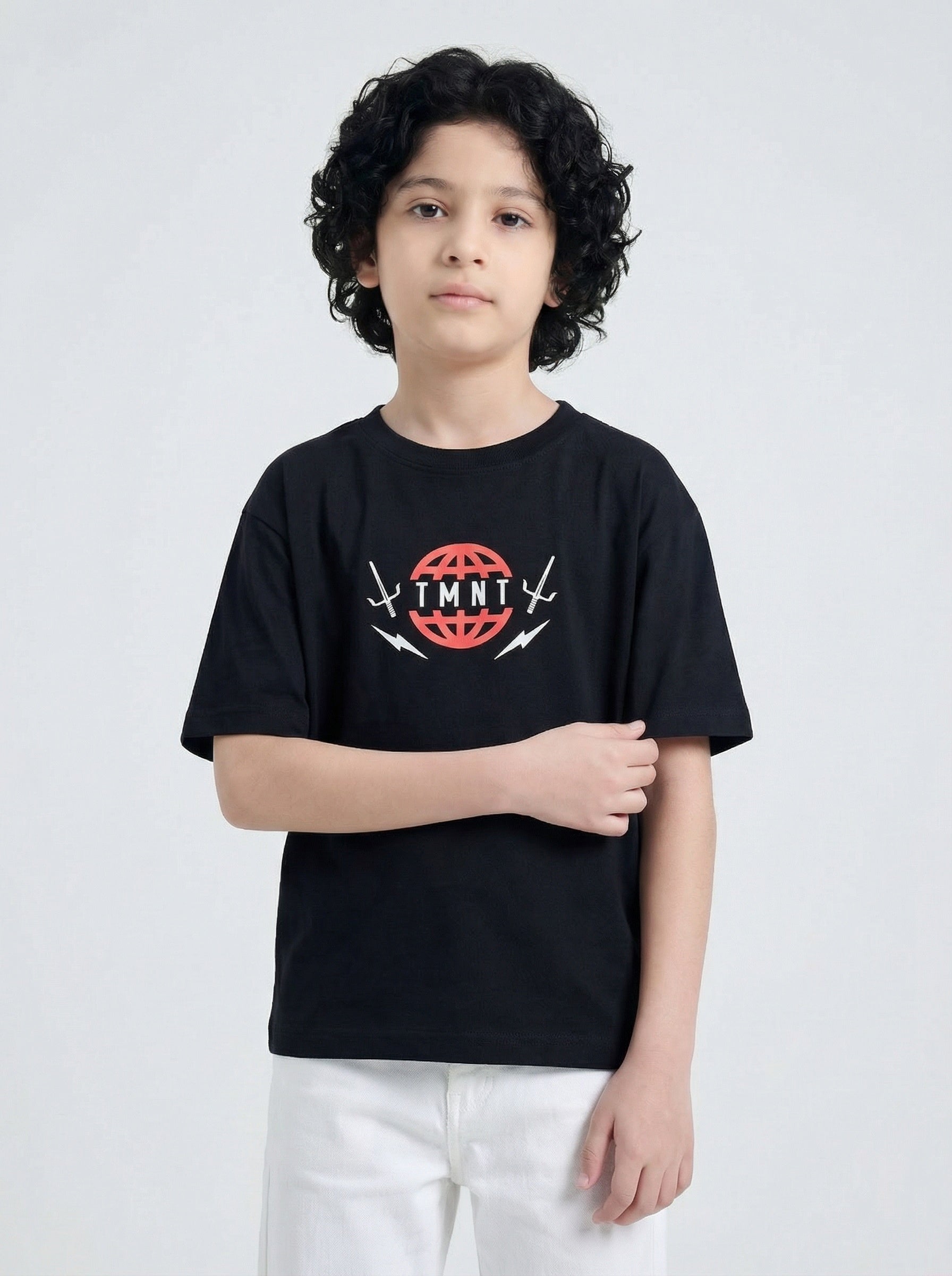 Ninja Power Shield Bold Graphic Kids T-Shirt – Ninja Turtles