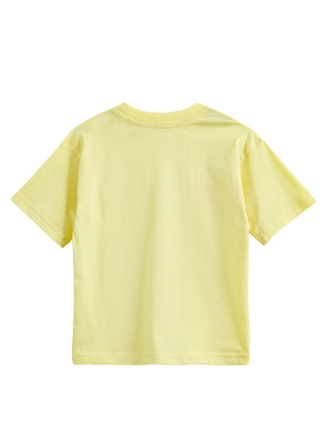 Yellow TMNT Michelangelo NYC Smiling Graphic Kids T-Shirt
