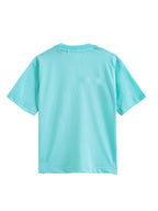 Aqua Blue TMNT Raphael Ninja Action Graphic Kids T-Shirt