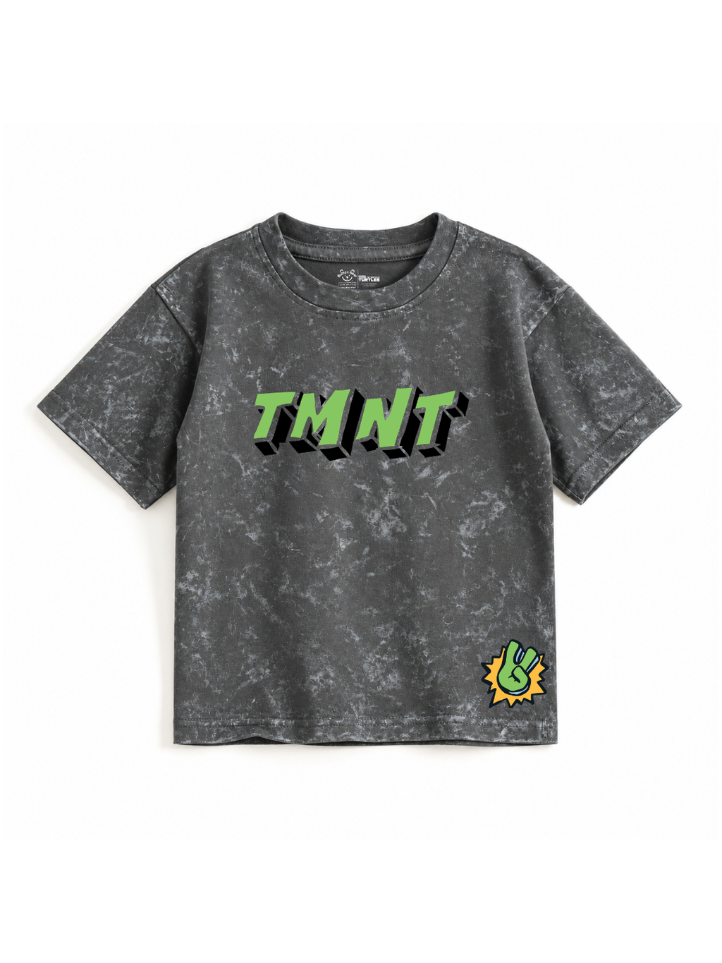 TMNT Logo Kids Boys Acid Wash T-Shirt – Ninja Turtles©