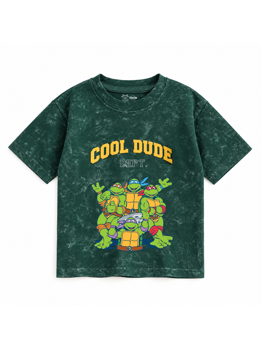 TMNT Team Kids Boys Acid Wash T-Shirt – Ninja Turtles©