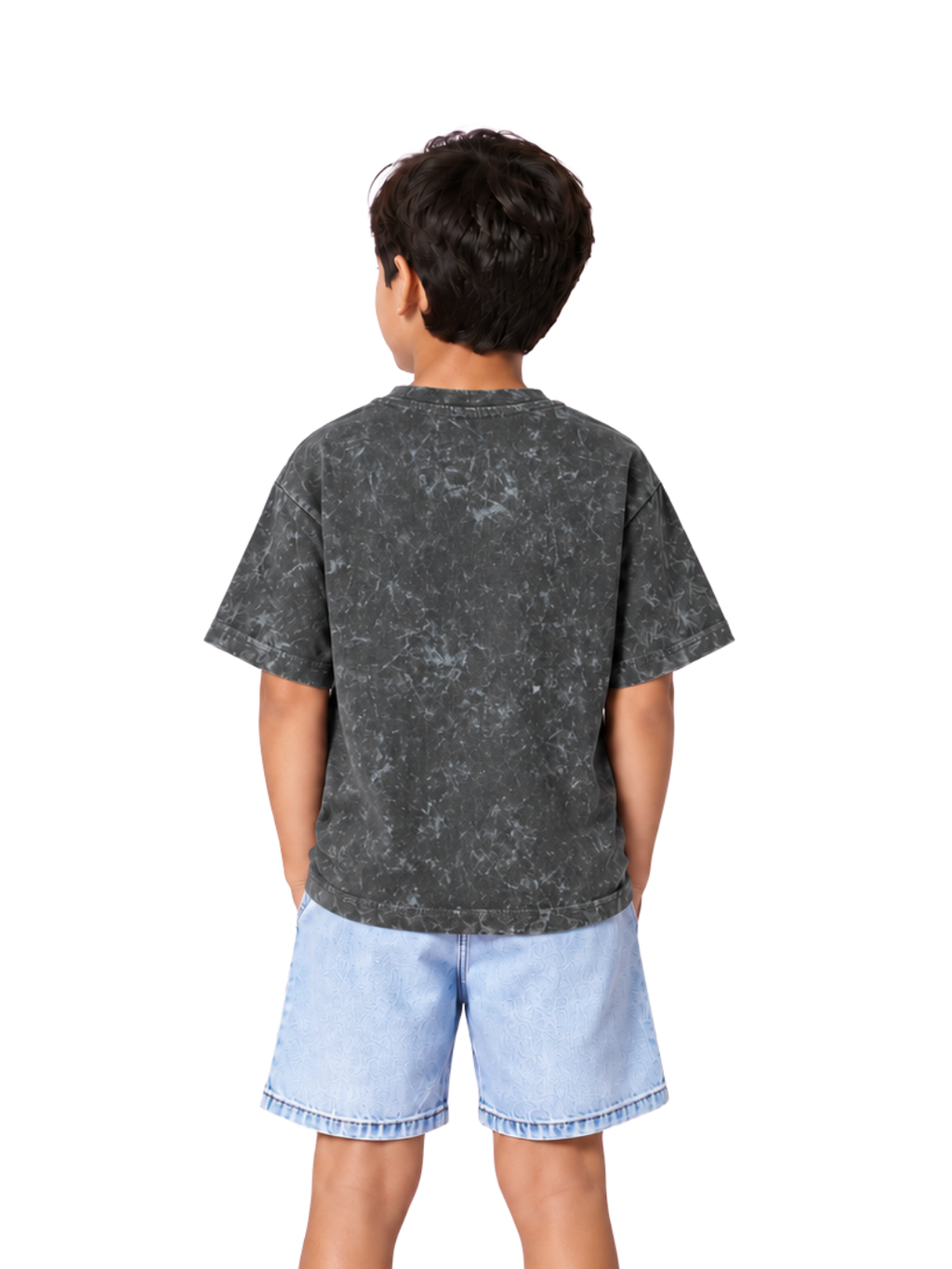 Classic TMNT Logo Kids Boys Acid Wash T-Shirt – Ninja Turtles©