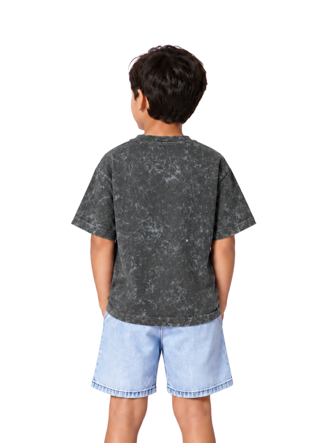 Classic TMNT Logo Kids Boys Acid Wash T-Shirt – Ninja Turtles©
