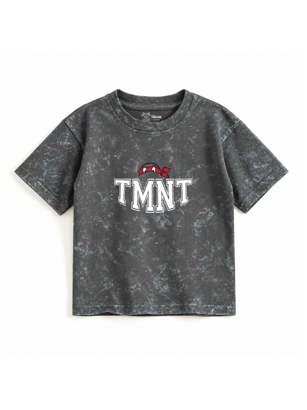 Classic TMNT Logo Kids Boys Acid Wash T-Shirt – Ninja Turtles©