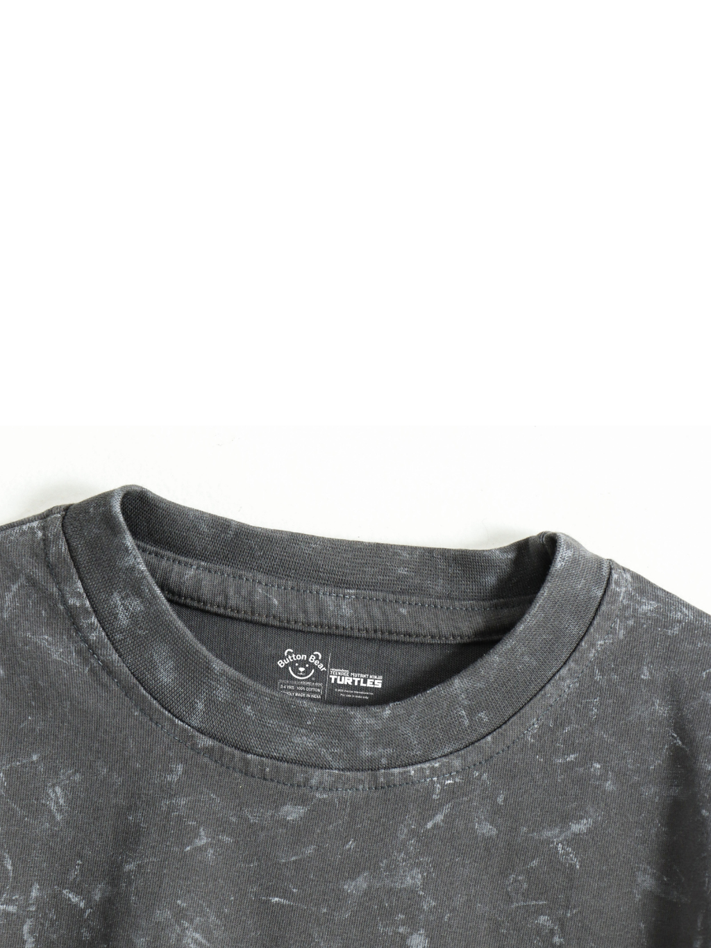Classic TMNT Logo Kids Boys Acid Wash T-Shirt – Ninja Turtles©
