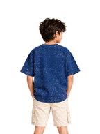 Retro TMNT Logo Kids Boys Acid Wash T-Shirt – Ninja Turtles©