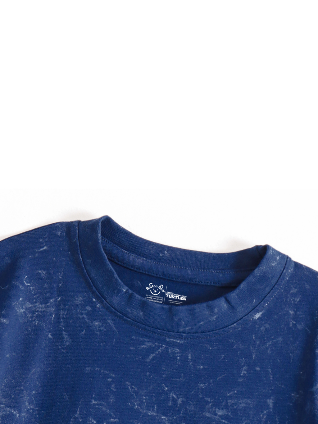 Retro TMNT Logo Kids Boys Acid Wash T-Shirt – Ninja Turtles©