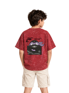 Bold TMNT Street Logo Kids Boys Acid Wash T-Shirt – Ninja Turtles©