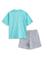 Aqua Blue Dora Brave & Bold Adventure Co-Ord Set for Girls