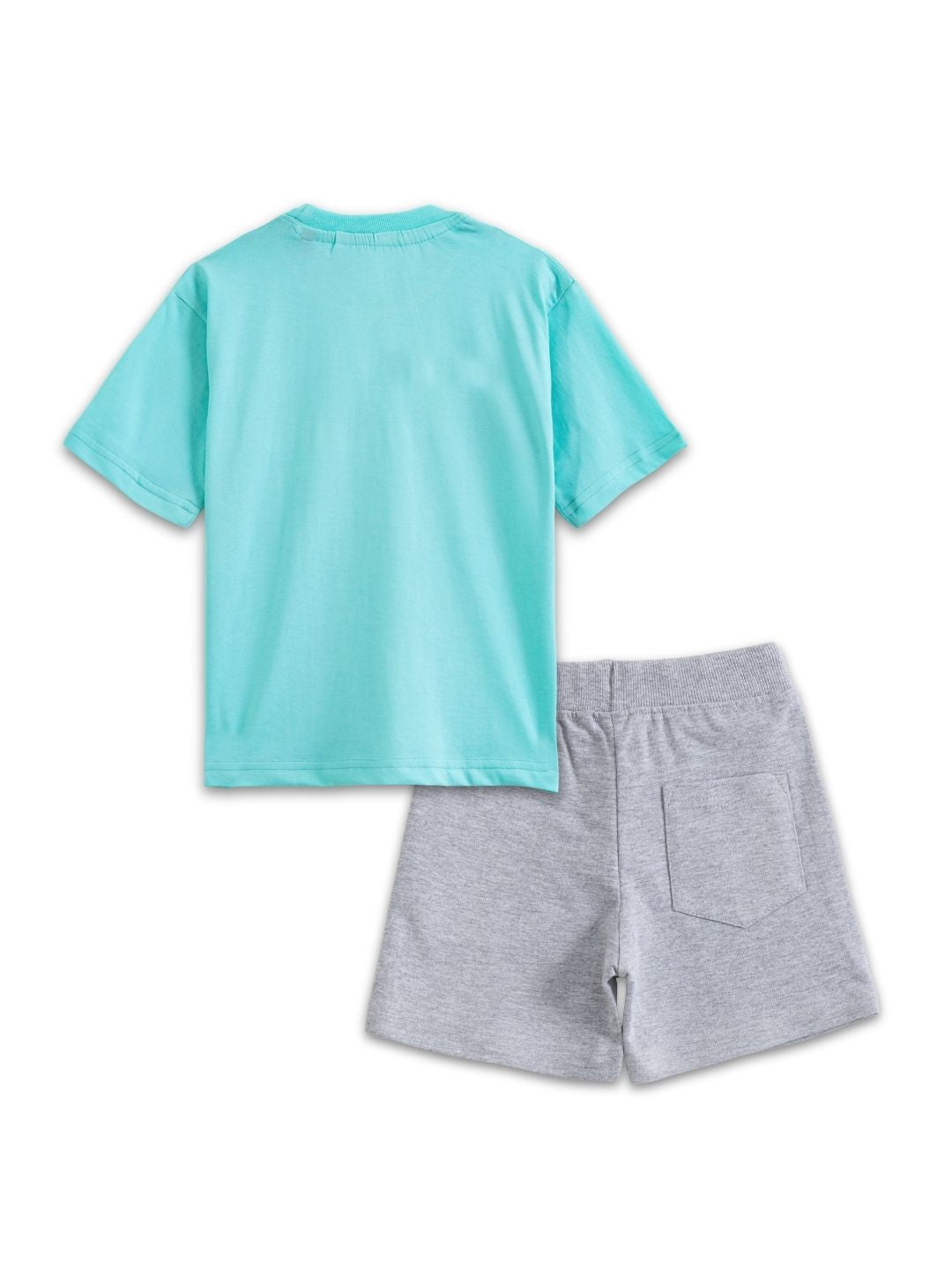 Aqua Blue Dora Smart & Strong Graphic Co-Ord Set for Girls