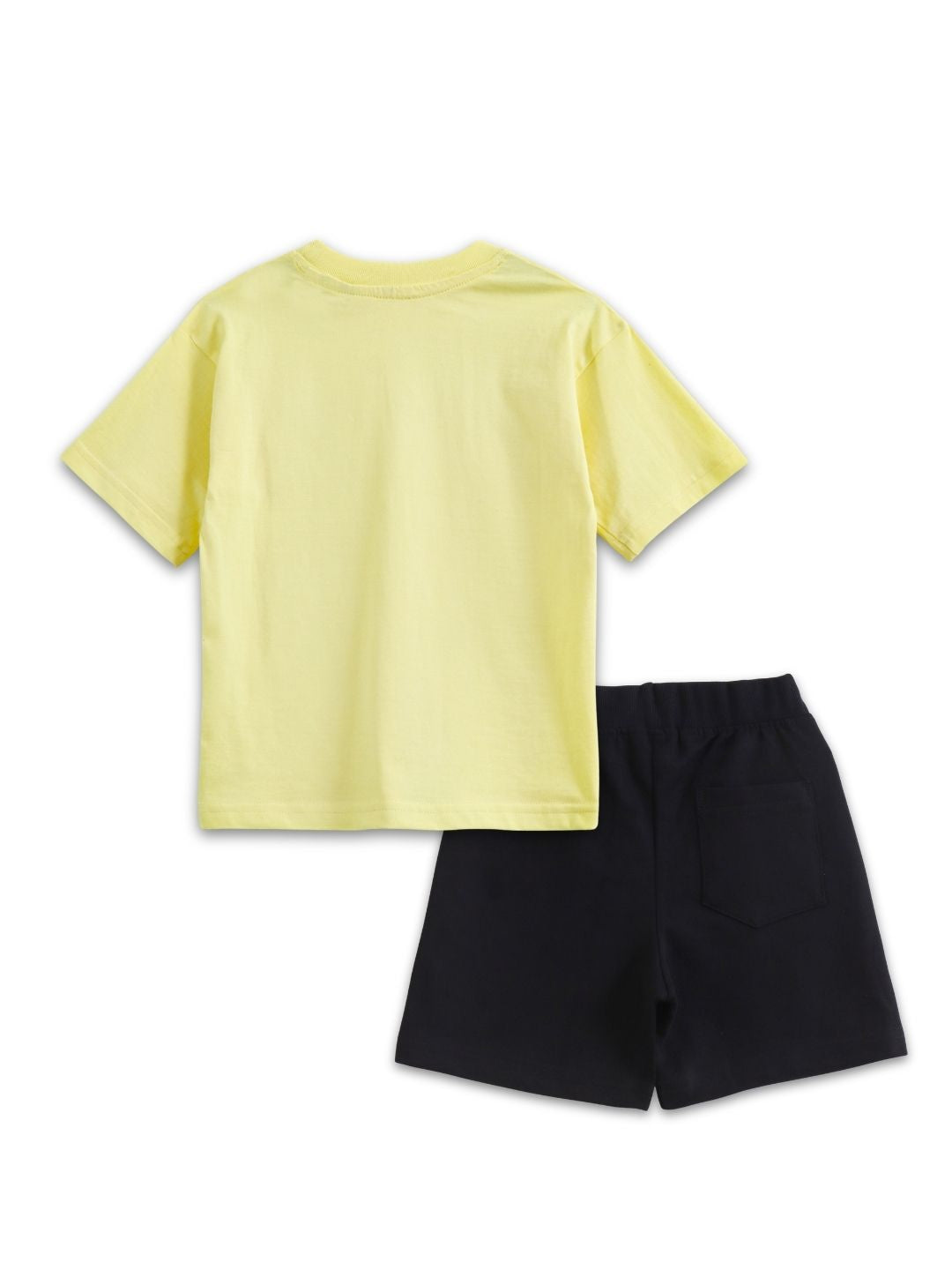 Pastel Yellow Garfield “Snack Or Nap?” Fun Co-Ord Set for Kids
