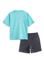 Aqua Blue Garfield “It’s Cool In The Pool” Summer Co-Ord Set for Kids