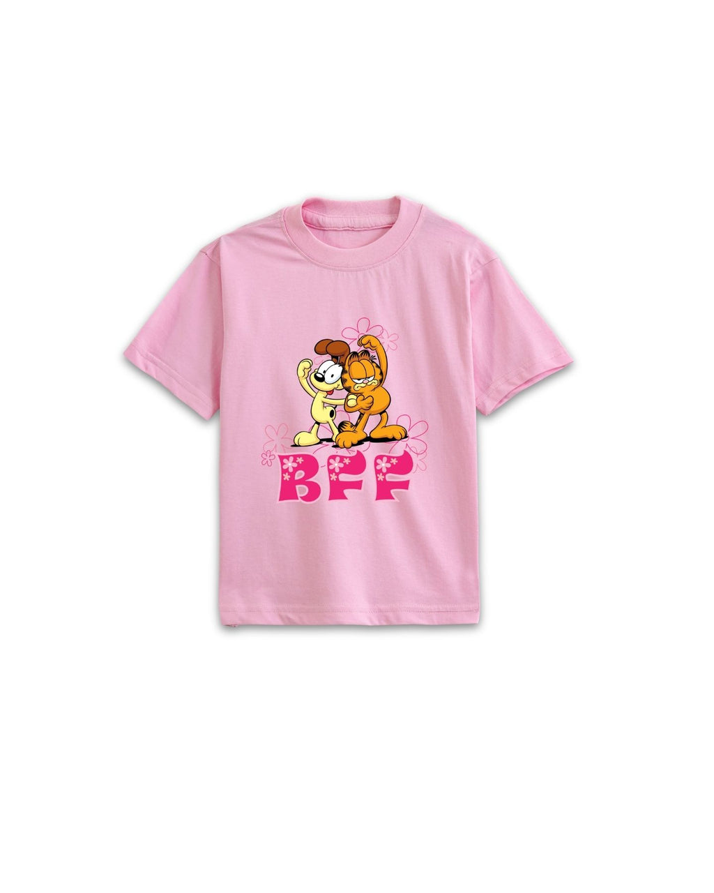 Garfield & Odie BFF Graphic Printed Cotton T-Shirt & Shorts Set