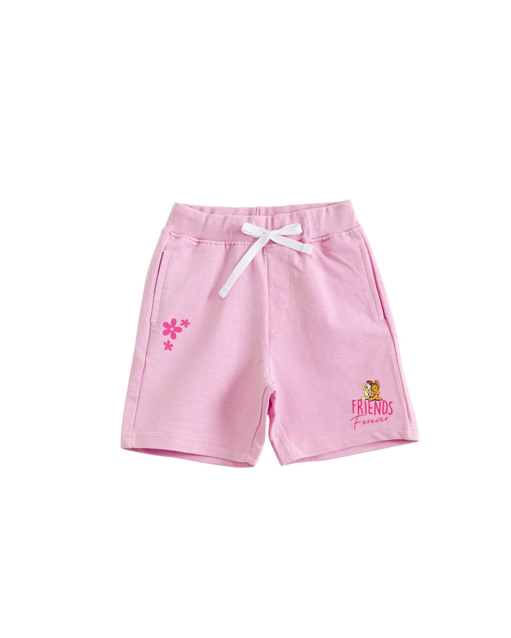 Garfield & Odie BFF Graphic Printed Cotton T-Shirt & Shorts Set