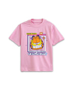 Garfield Smiling Cat Graphic Printed Cotton T-Shirt & Shorts Set