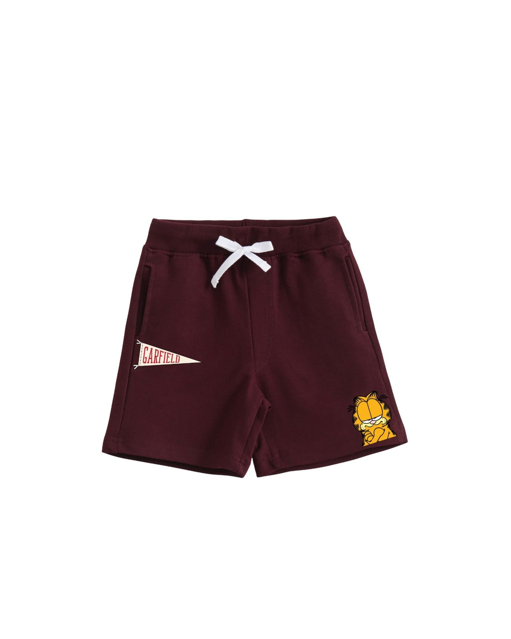 Garfield Yellow Graphic Printed Cotton T-Shirt & Shorts Set