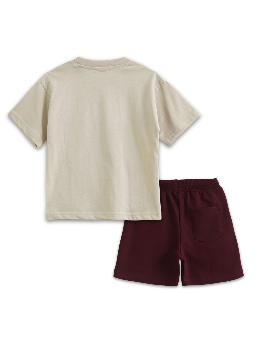 Beige TMNT Leonardo Ninja Warrior Co-Ord Set for Kids