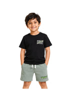 Teenage Mutant Ninja Turtles Ninja Mode Graphic Printed Cotton T-Shirt & Shorts Set