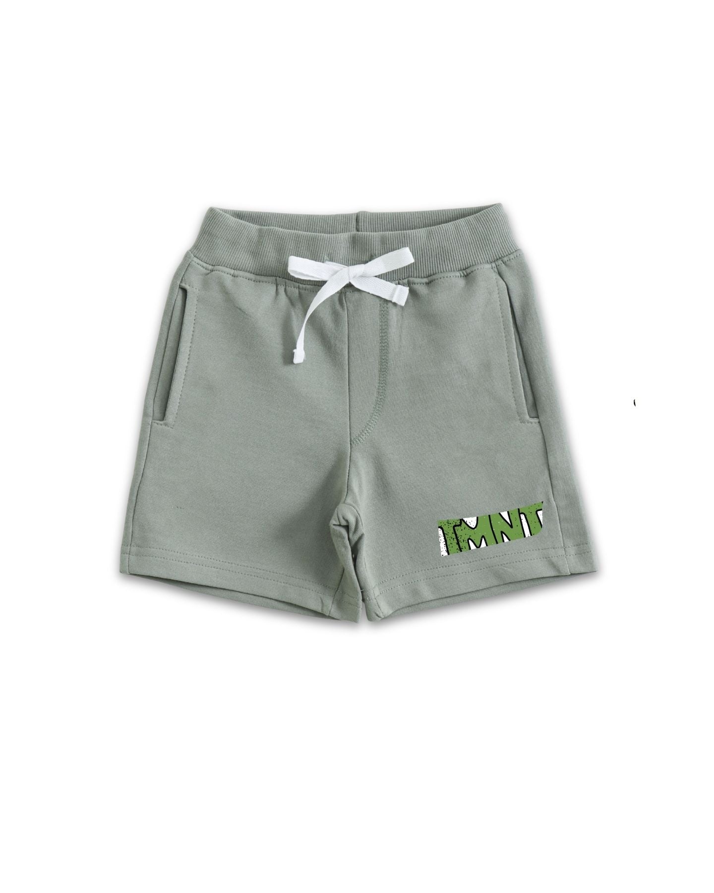 Teenage Mutant Ninja Turtles Ninja Mode Graphic Printed Cotton T-Shirt & Shorts Set