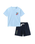 TMNT Ninja Turtles Graphic Printed Cotton T-Shirt & Shorts Set
