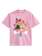 Pink Paw Patrol “Be Happy” Puppy Love Cartoon Co-Ord Set for Girls