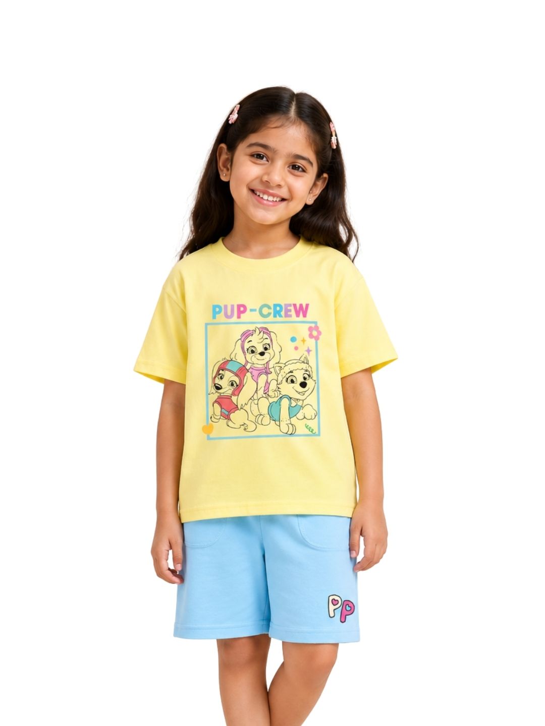Yellow Paw Patrol Pup-Crew Adventure Co-Ord Set for Girls