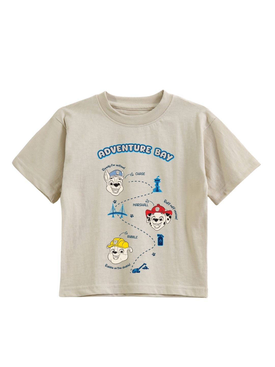 Beige Paw Patrol Adventure Bay Rescue Mission Co-Ord Set for Boys
