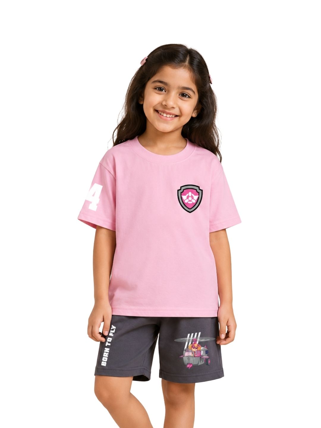 Pink Paw Patrol Skye Flying Rescue Co-Ord Set for Girls