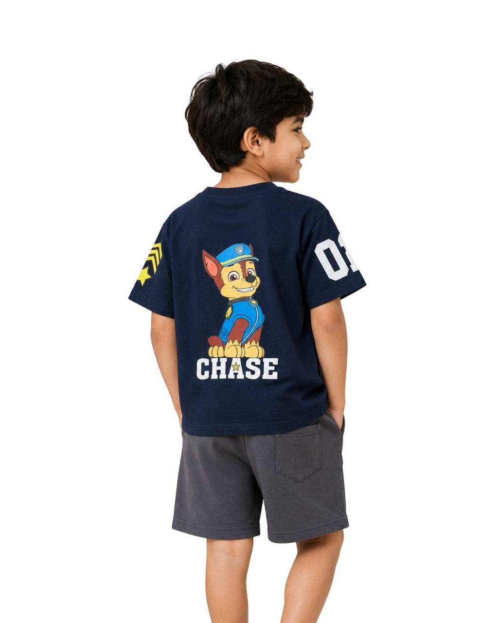 Navy Blue Paw Patrol Chase Brave Patrol Boys Co-ord Set