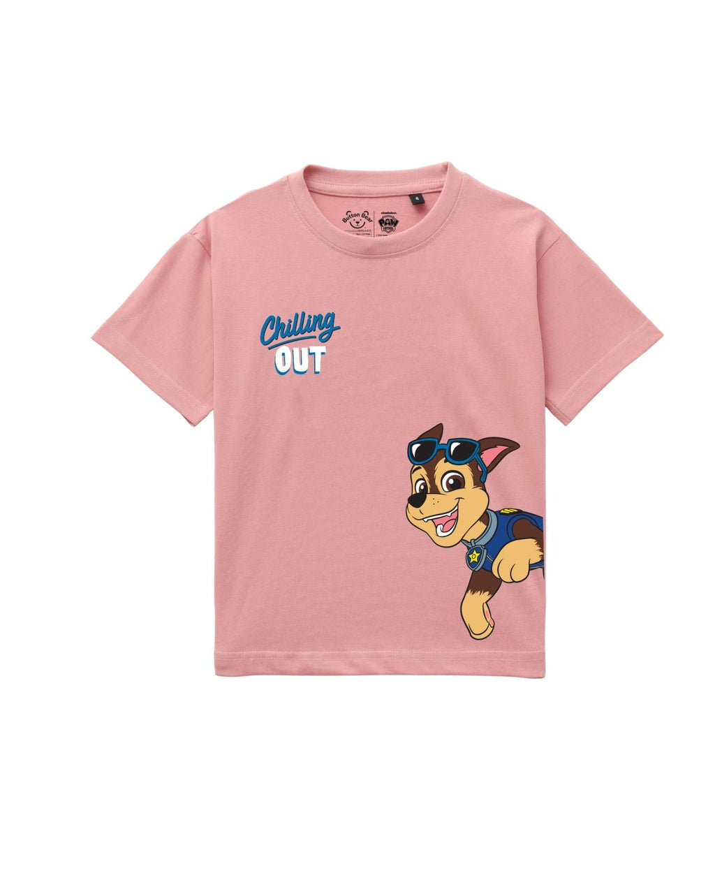 Paw Patrol Chilling out Graphic Printed Cotton T-Shirt & Shorts Set
