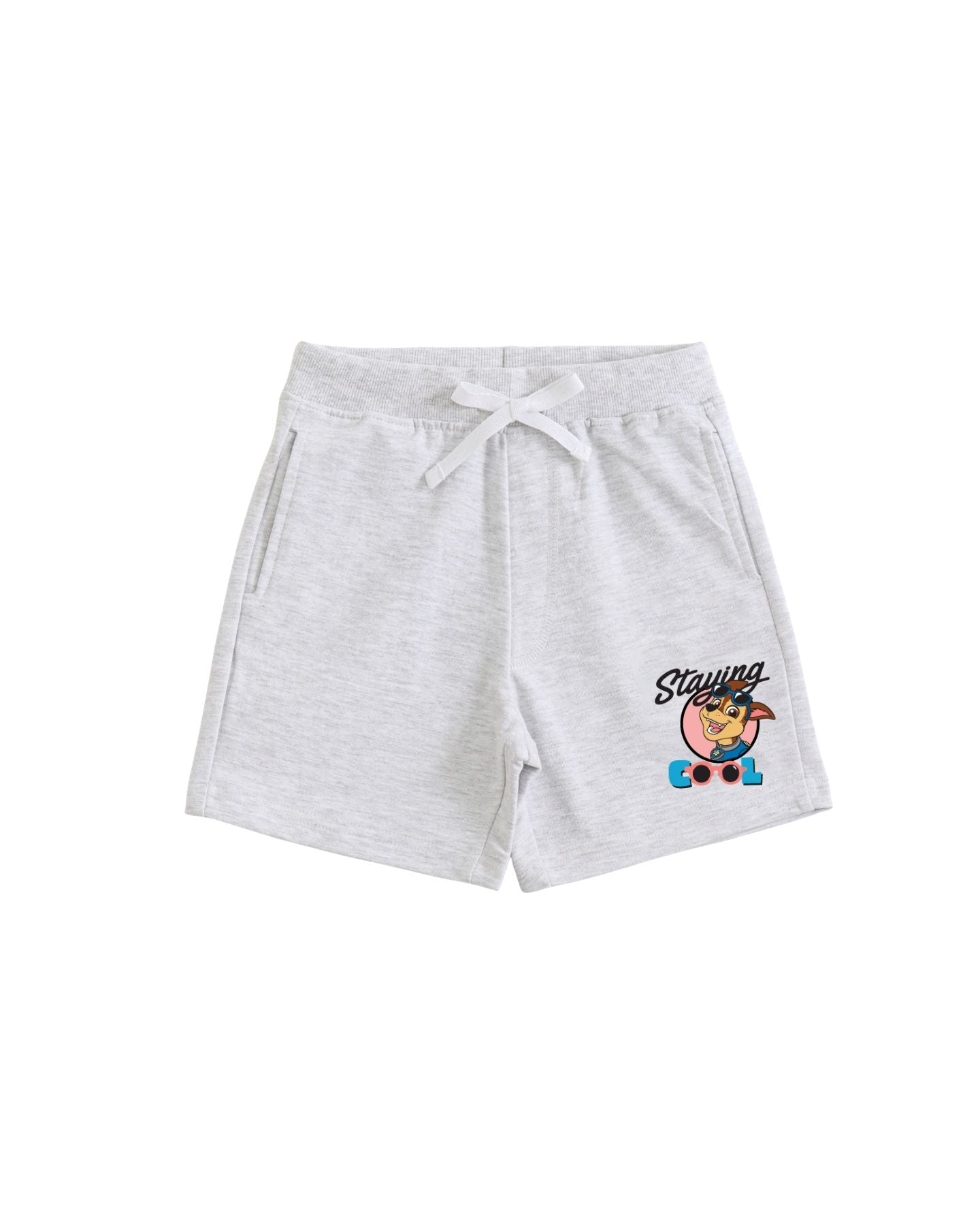 Paw Patrol Chilling out Graphic Printed Cotton T-Shirt & Shorts Set