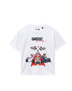 Paw Patrol Racing Graphic Printed Cotton T-Shirt & Shorts Set