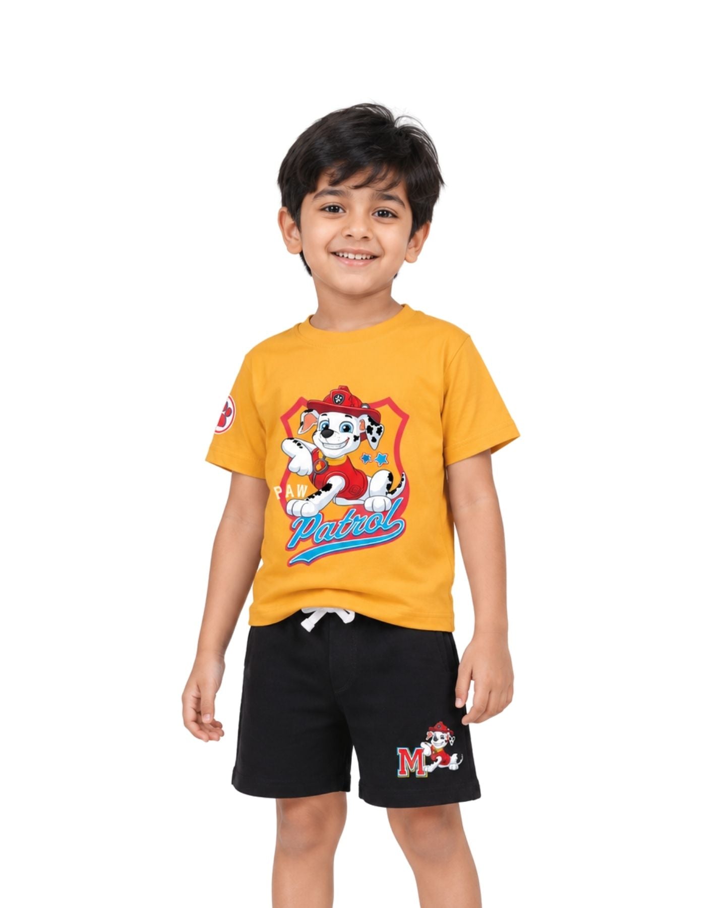 Paw Patrol Marshall Boys Cotton T-Shirt & Shorts Set